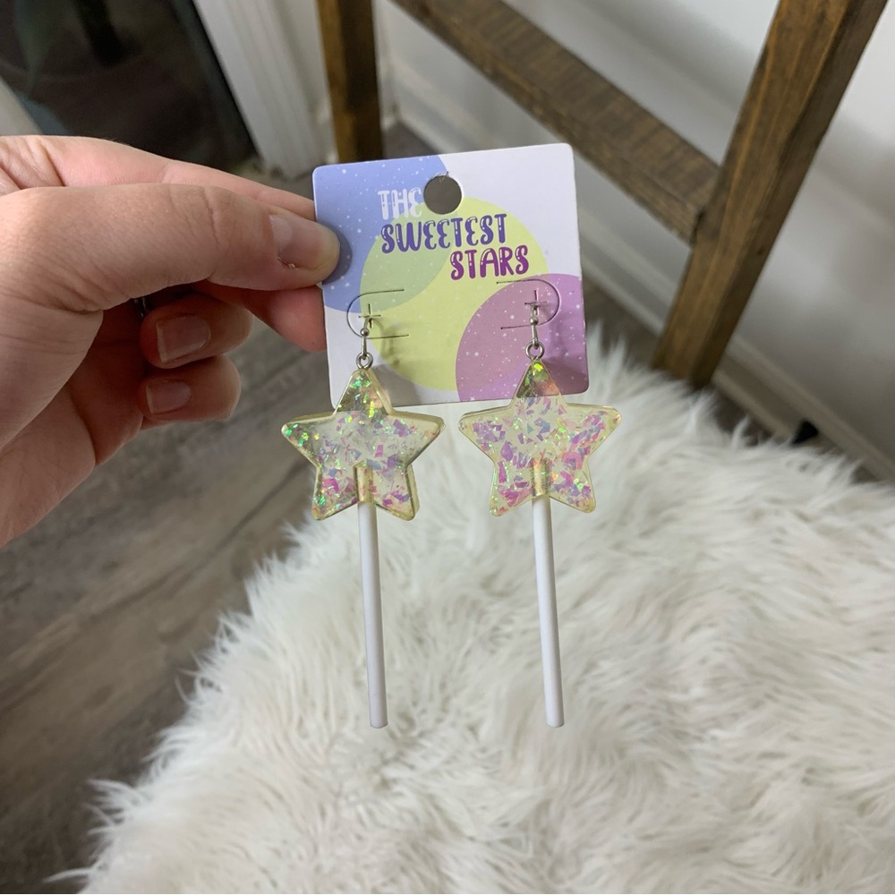 The Sweetest Stars Lollipop Earrings